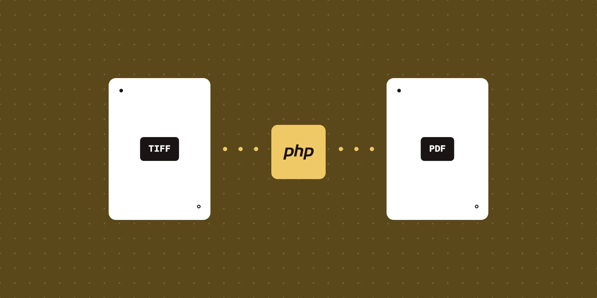 How to convert TIFF files to PDF using PHP
