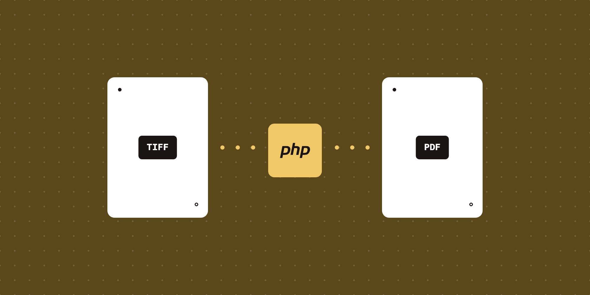 How to convert TIFF files to PDF using PHP