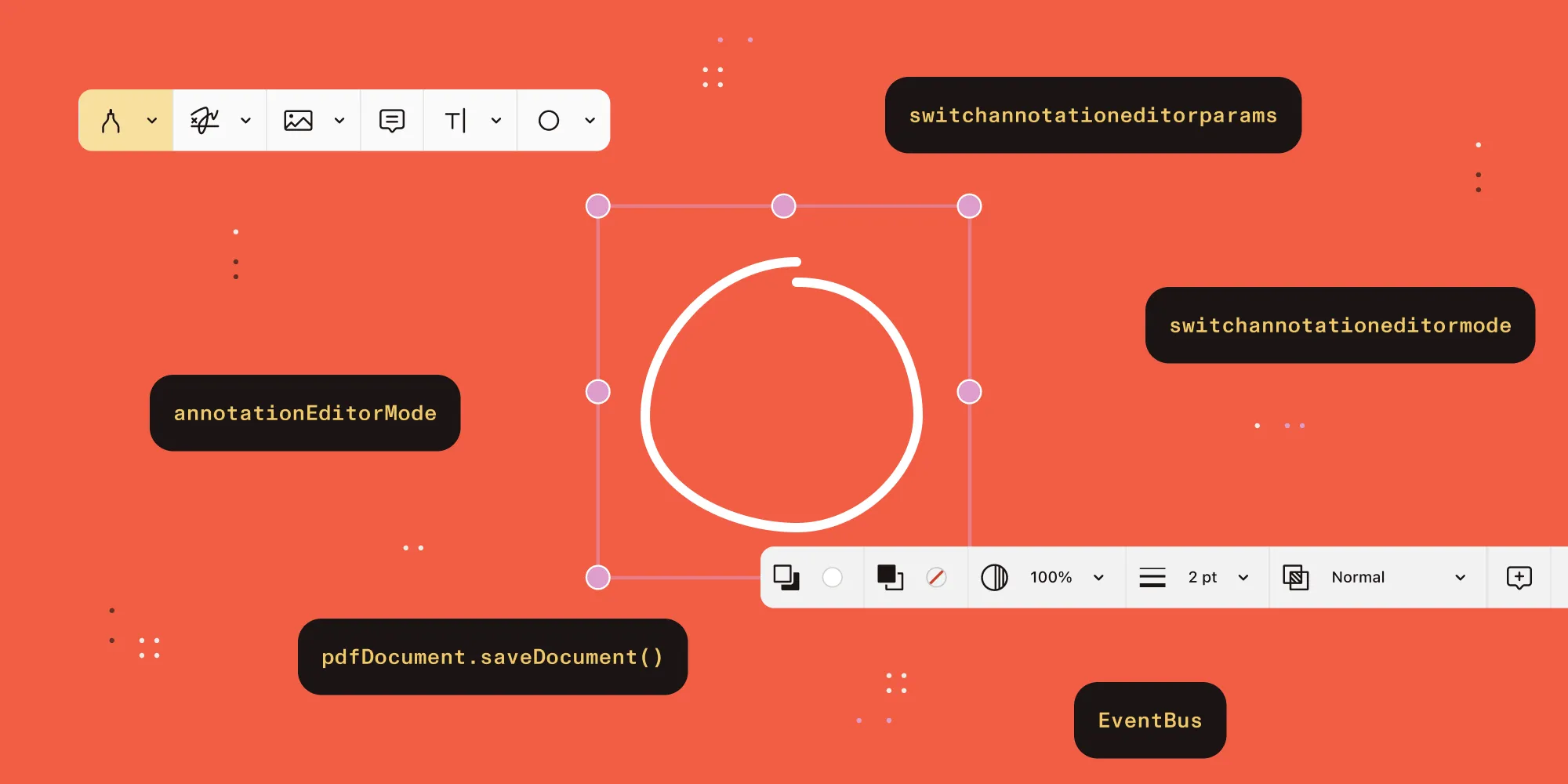 How to use the PDF.js AnnotationEditorLayer for native annotation editing