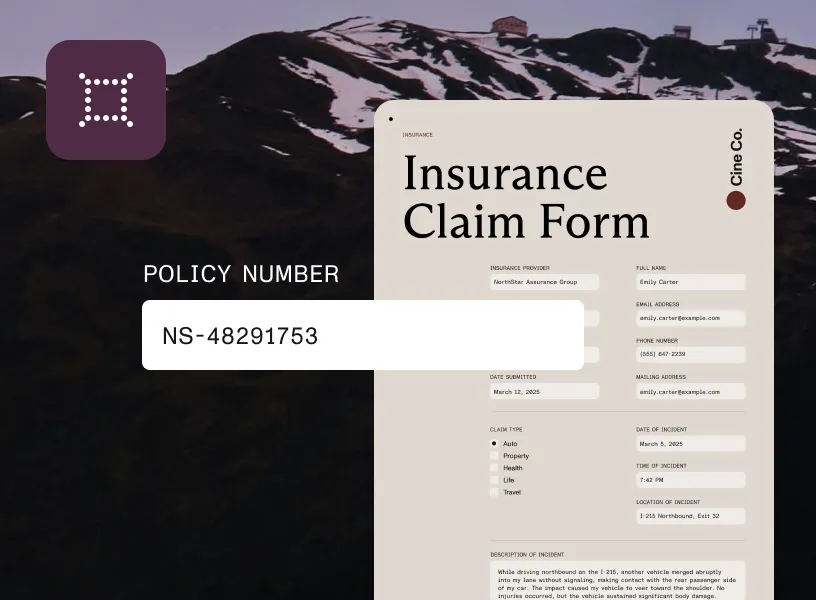 Form-driven workflows