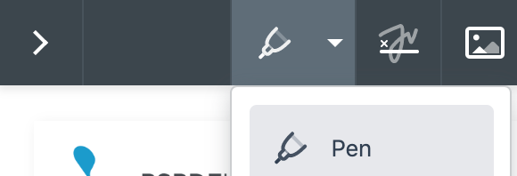 Localized main toolbar