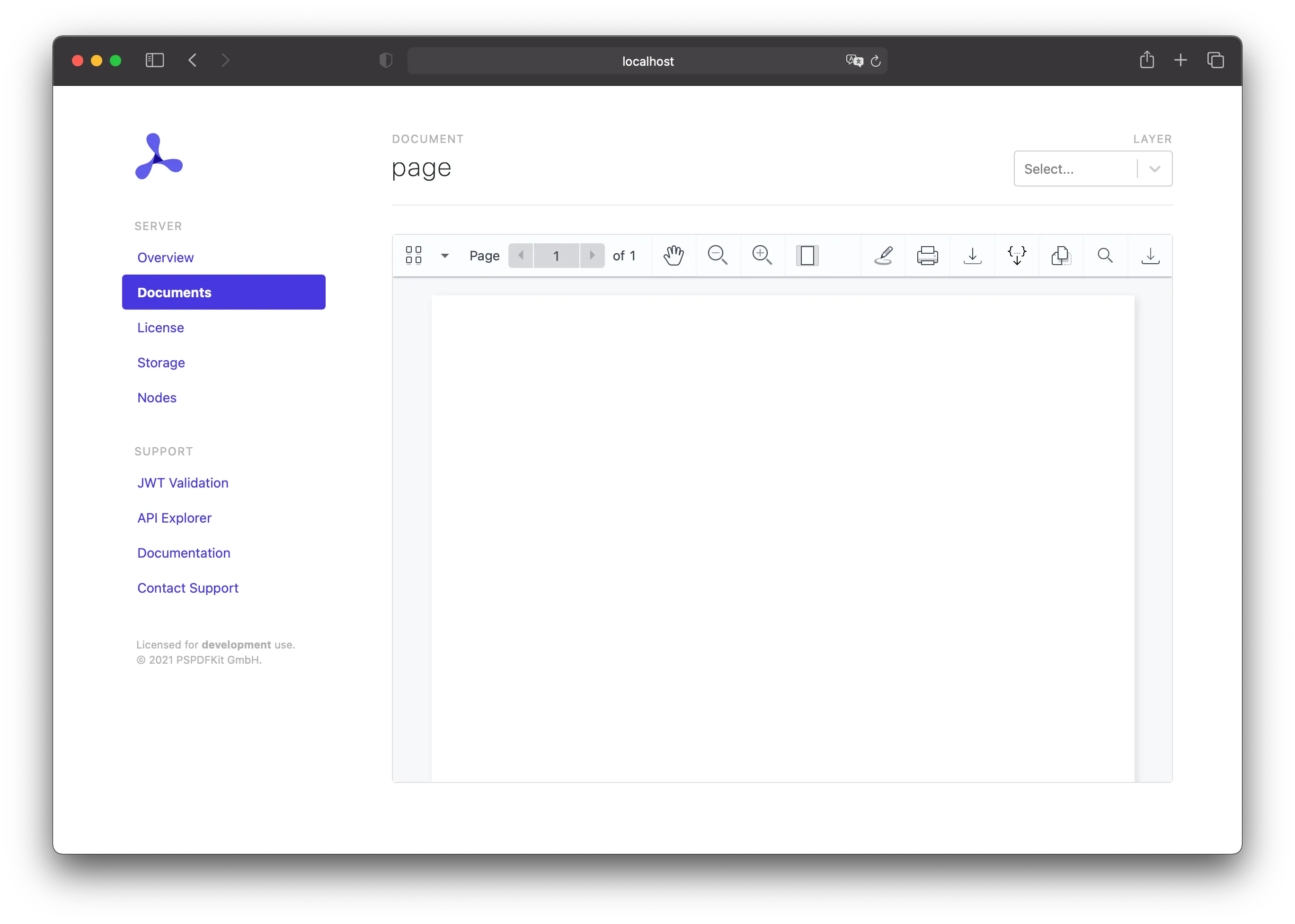 A blank PDF