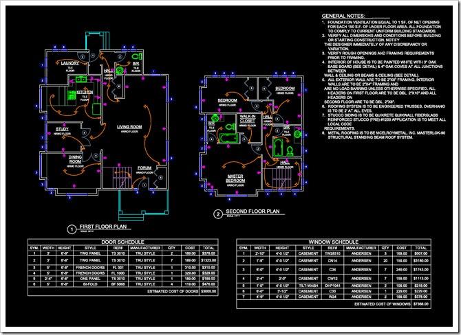 CAD Sample — Black Background