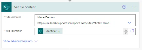 get file content