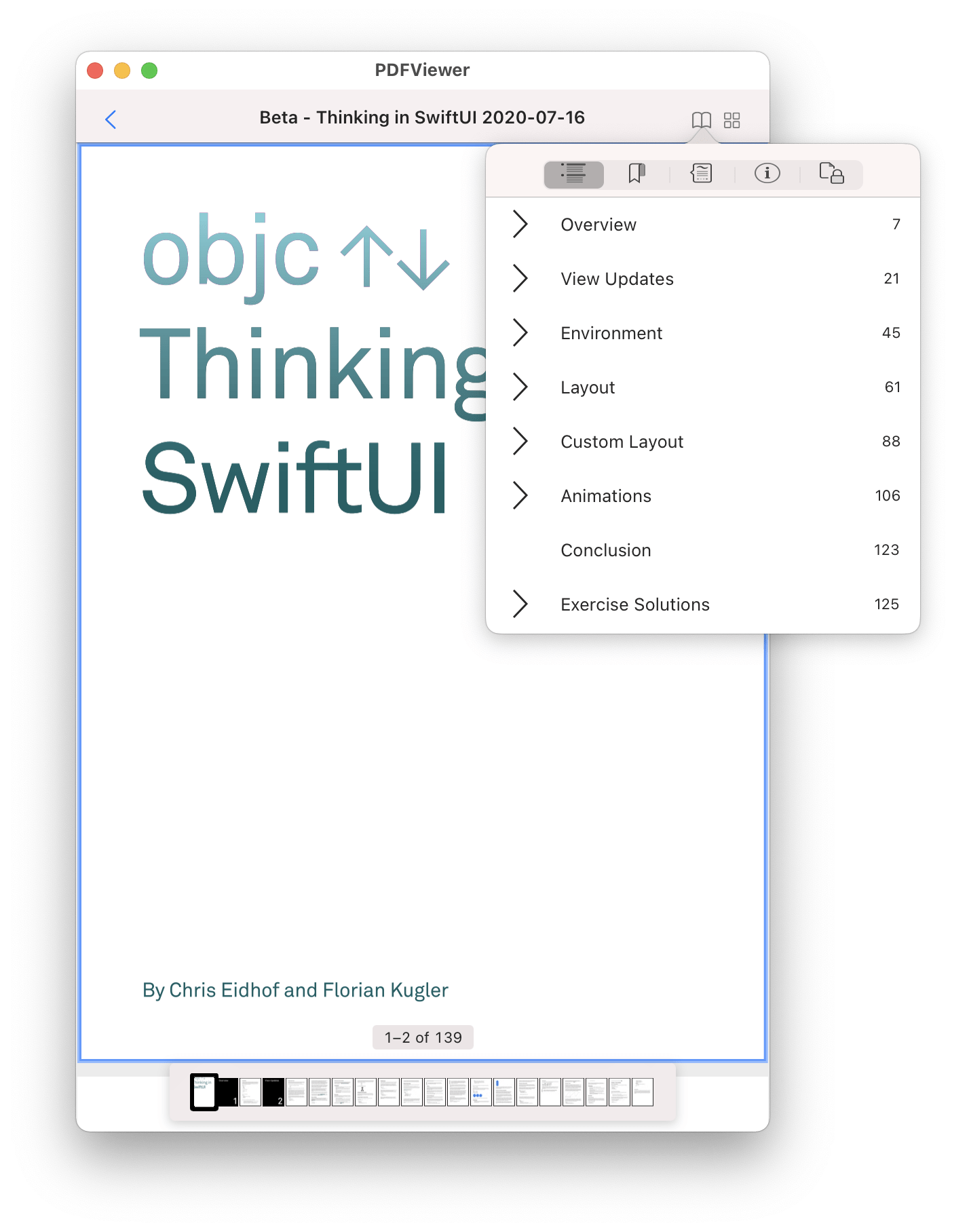 Popover presented from Catalyst