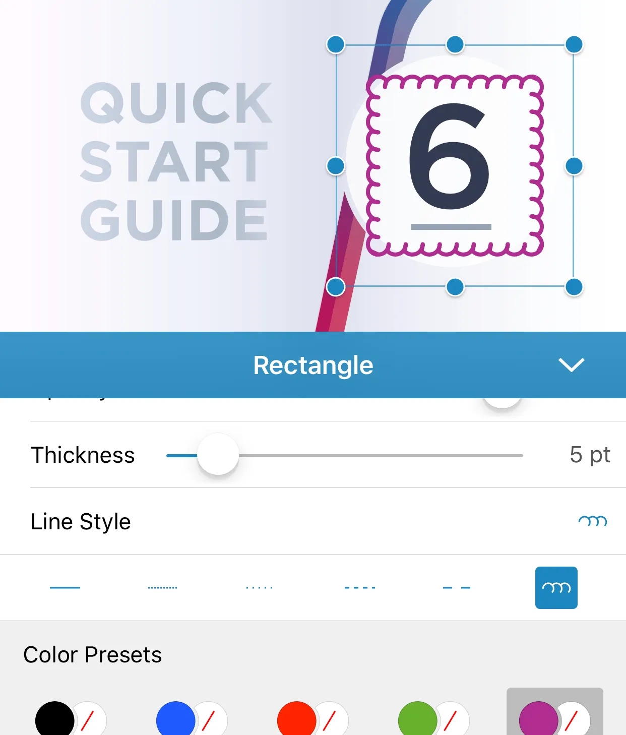 Cloudy Line Style