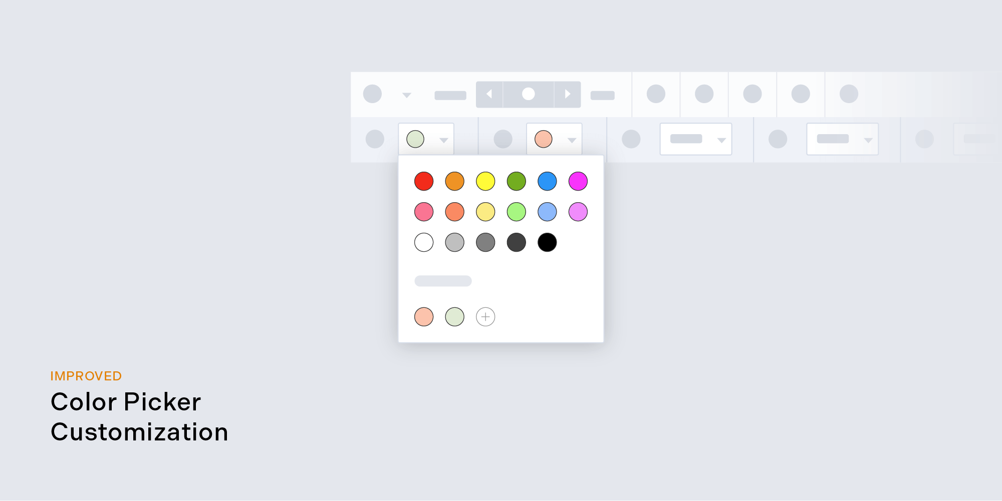 Color picker customization