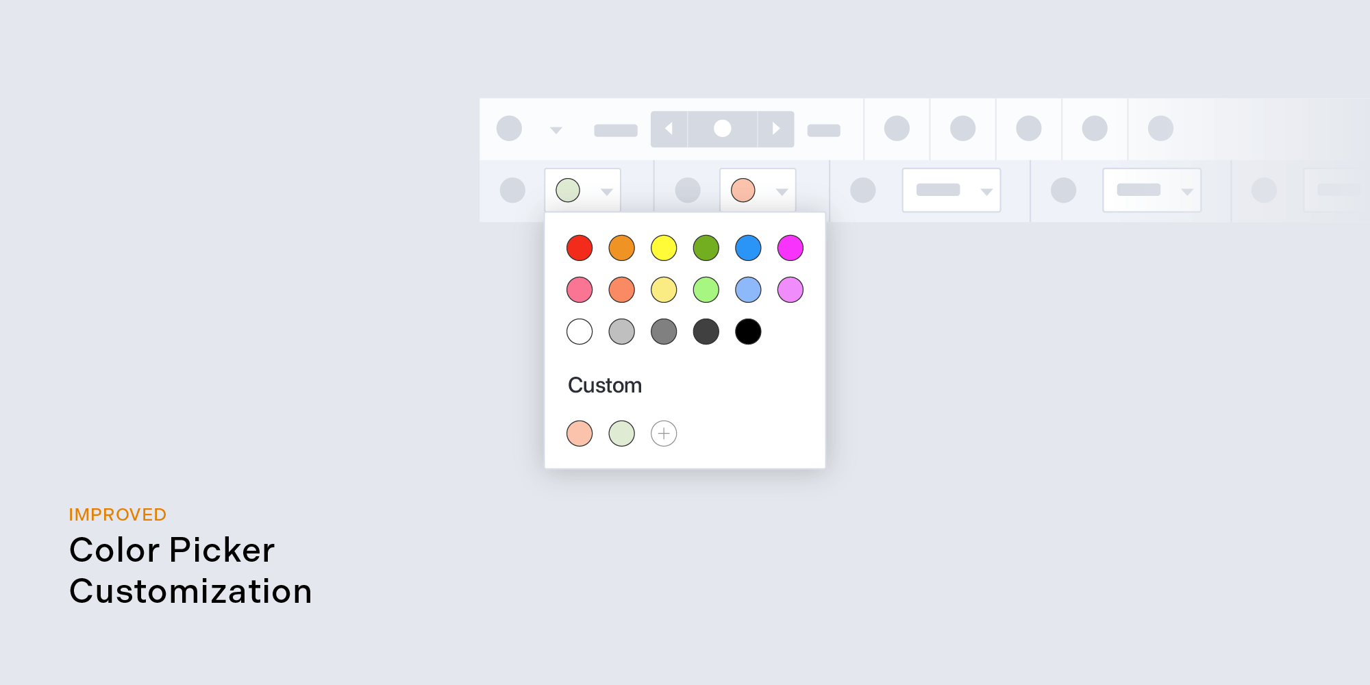 Color picker customization