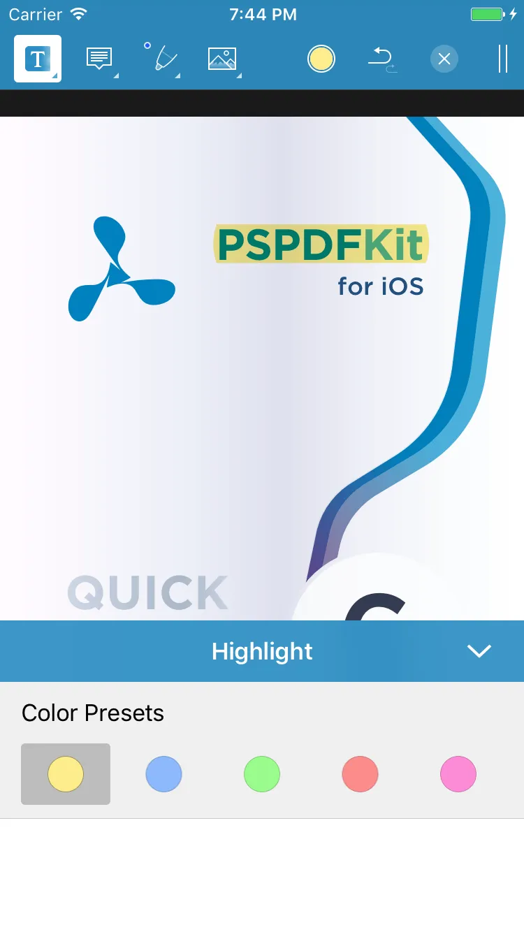 Color Presets UI