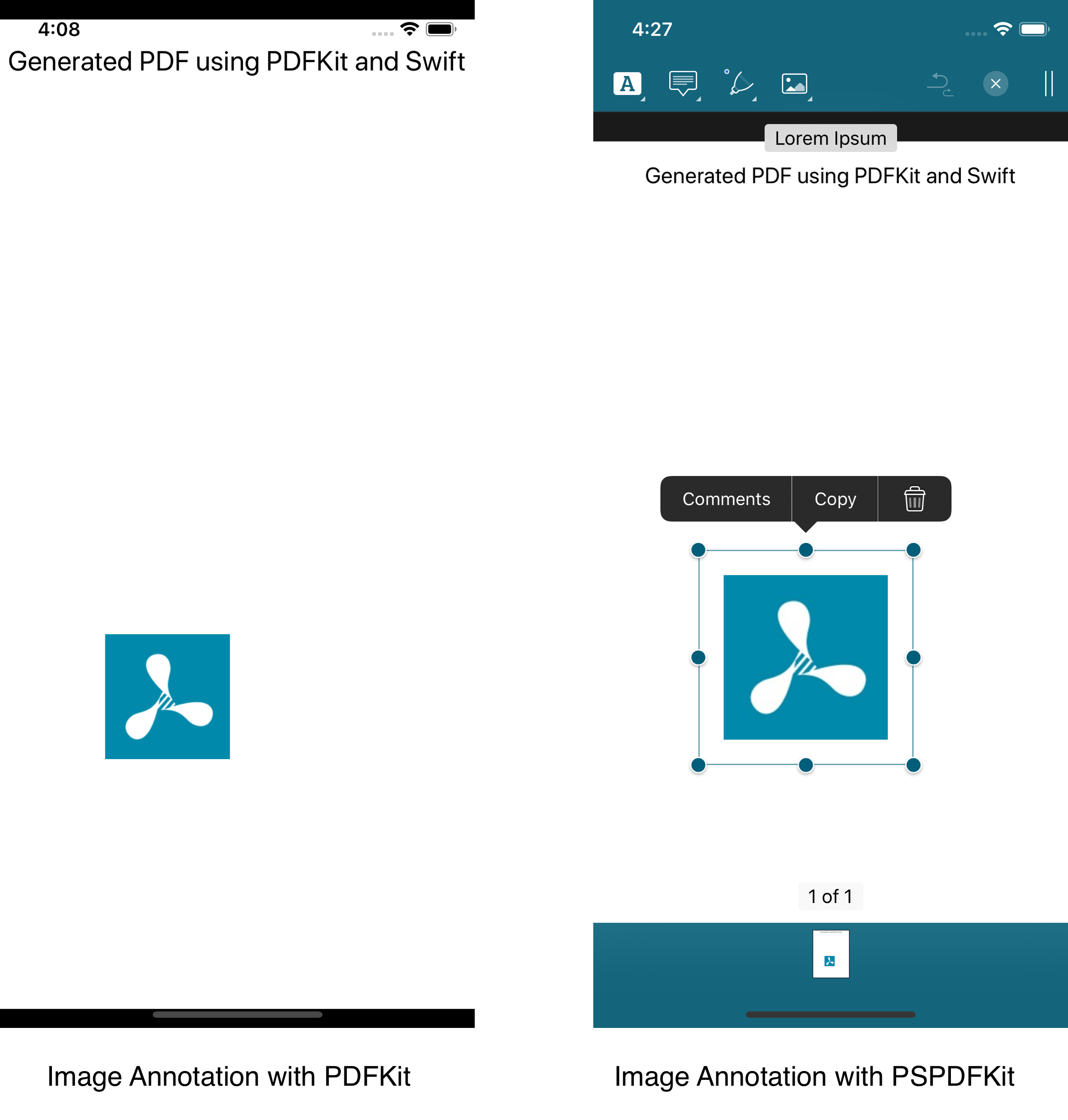 Image Annotation Comparison