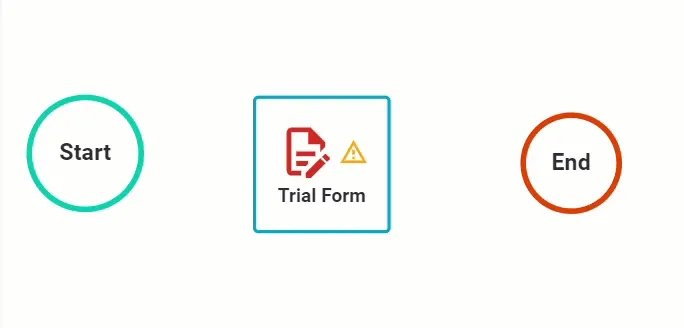 Connecting tasks with transition arrows
