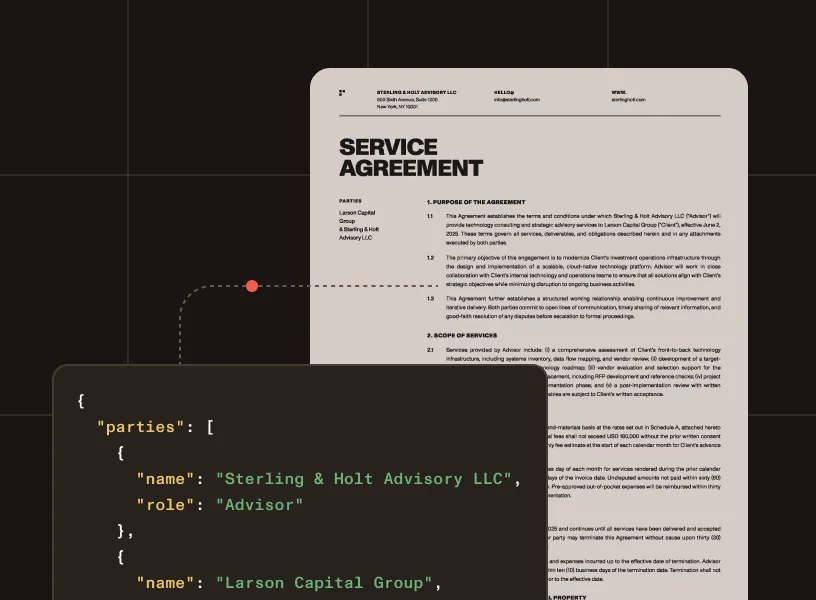 Contract data extraction