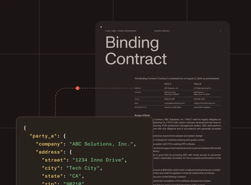 Contract data extraction