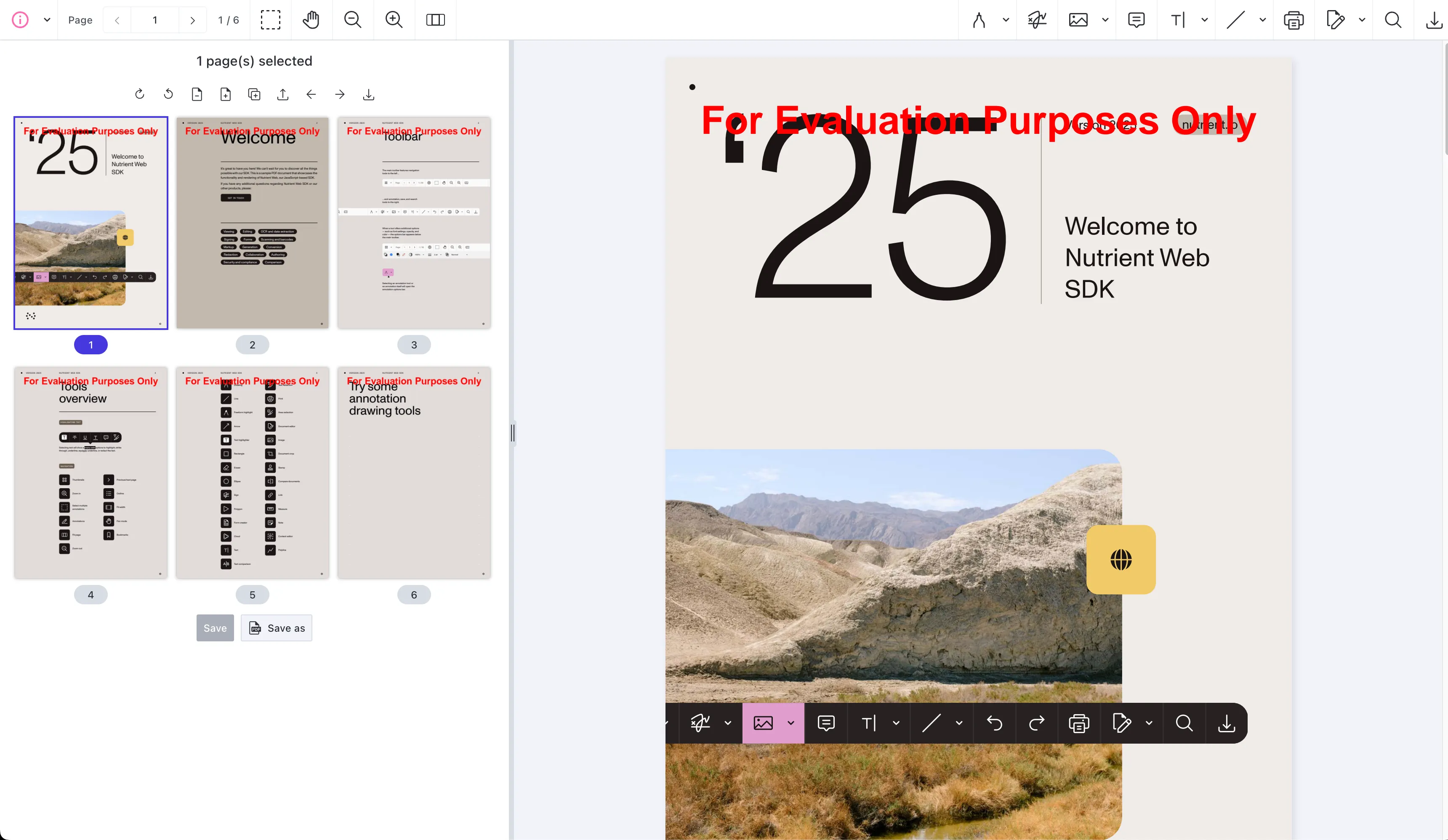 Custom document editor sidebar UI