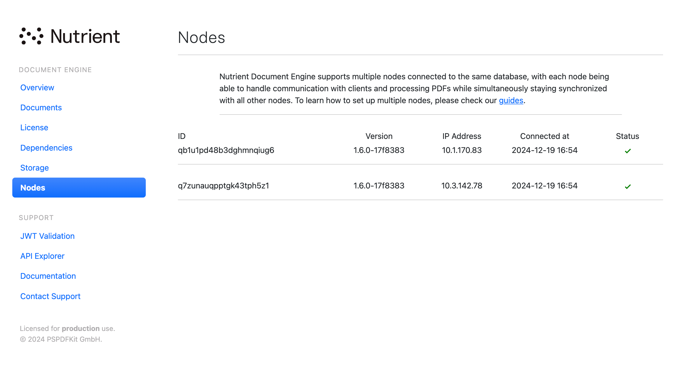 Document Engine Dashboard