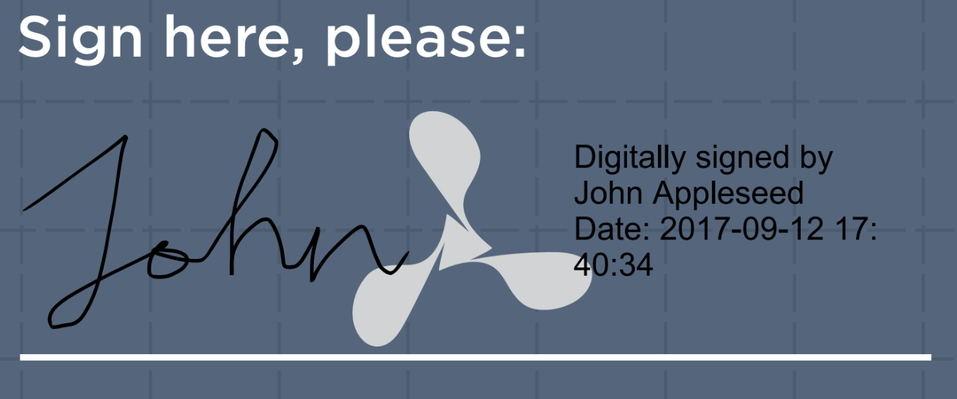 Default Signature Appearance