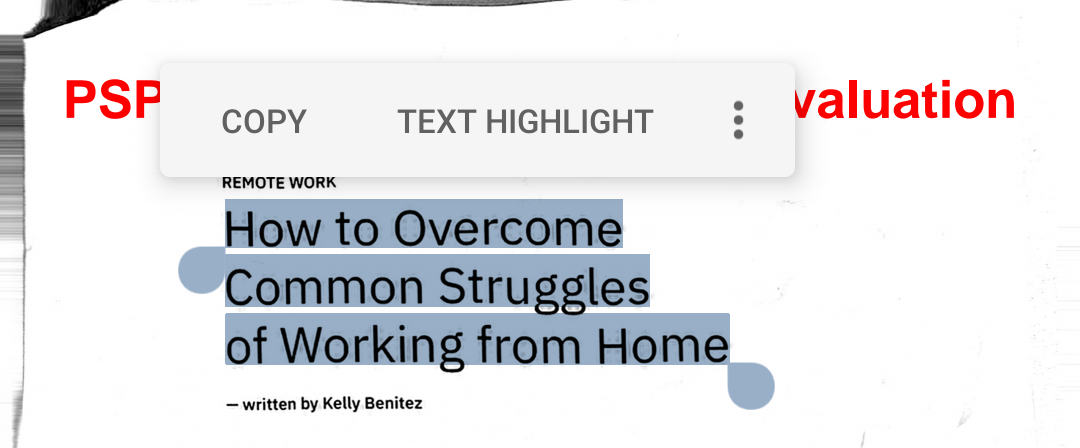 Scanned PDF with text highlighted after running OCR