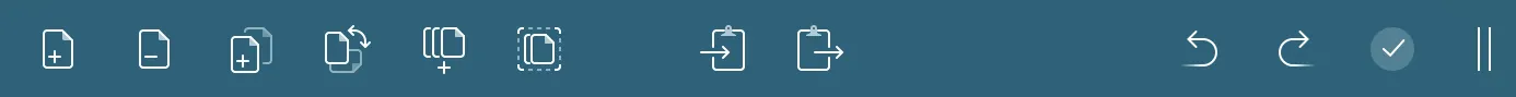 Document Editor toolbar