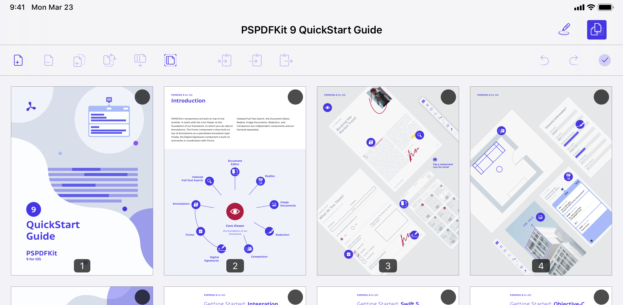 Document Editor Toolbar Top Position
