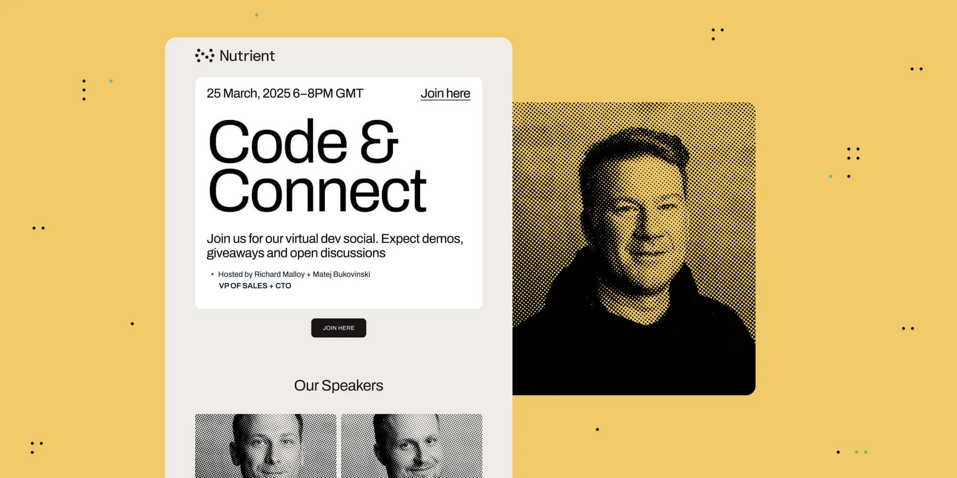 Image elements with dotted effect