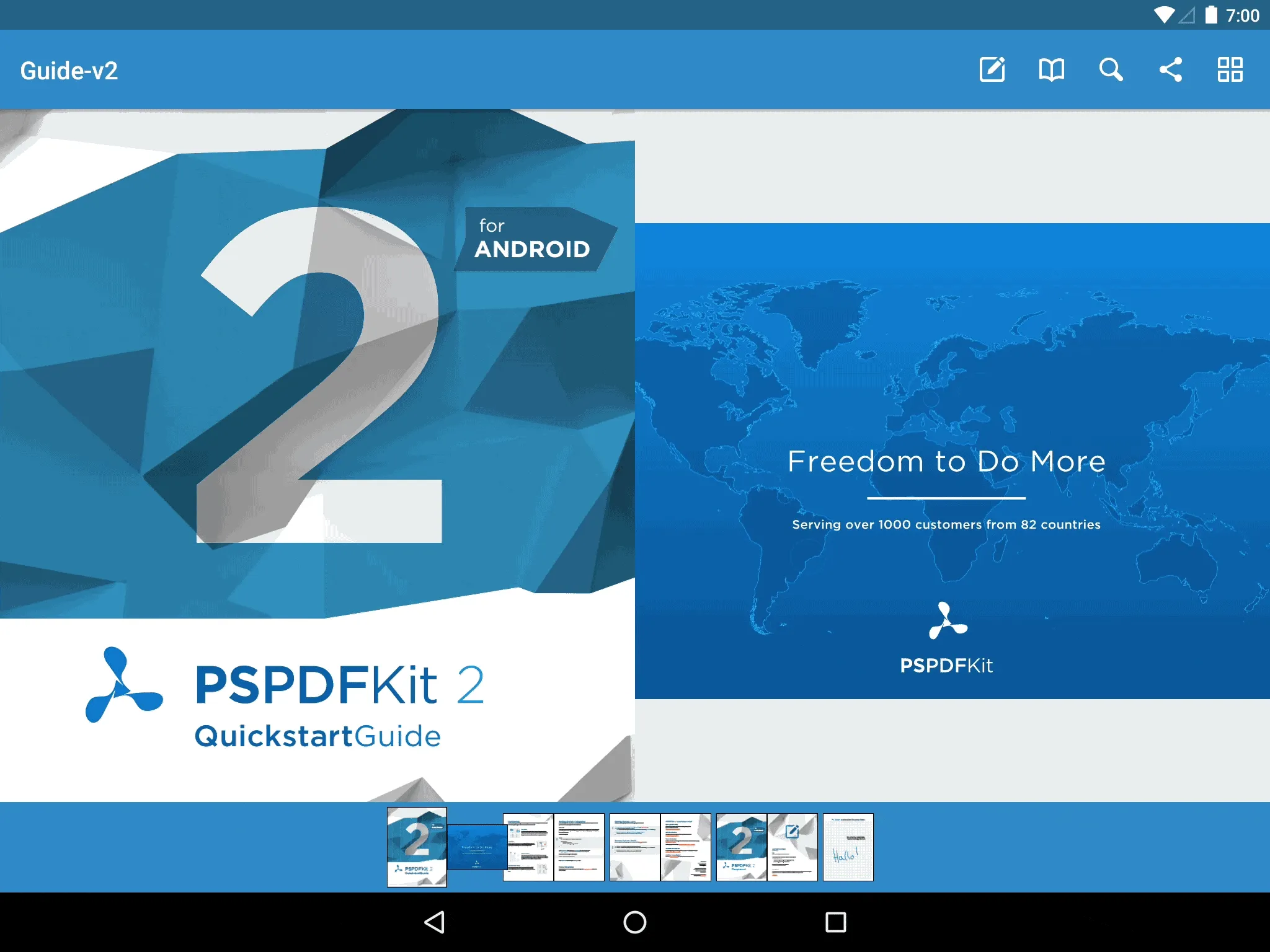 Dual-page mode