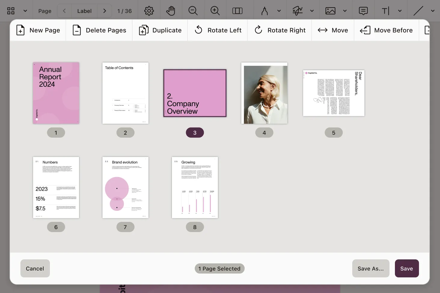 Document Editor key features