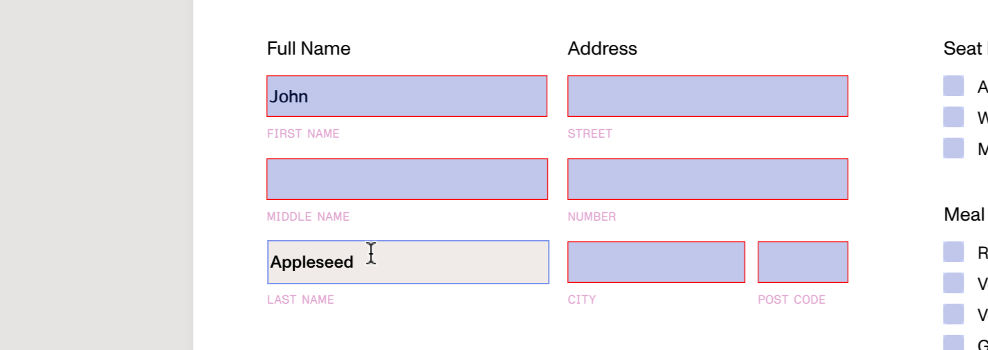 Editing form field value