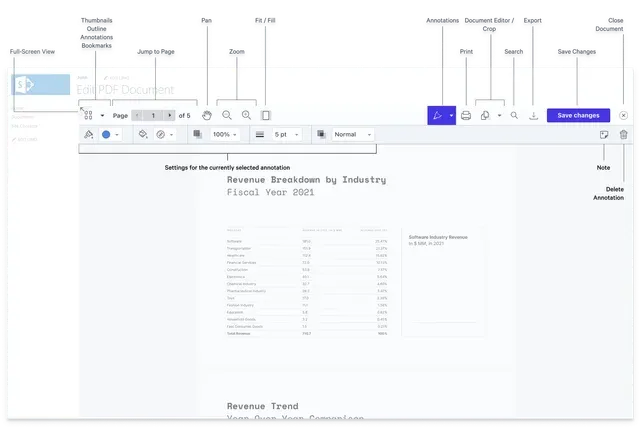 PDF Editor UI