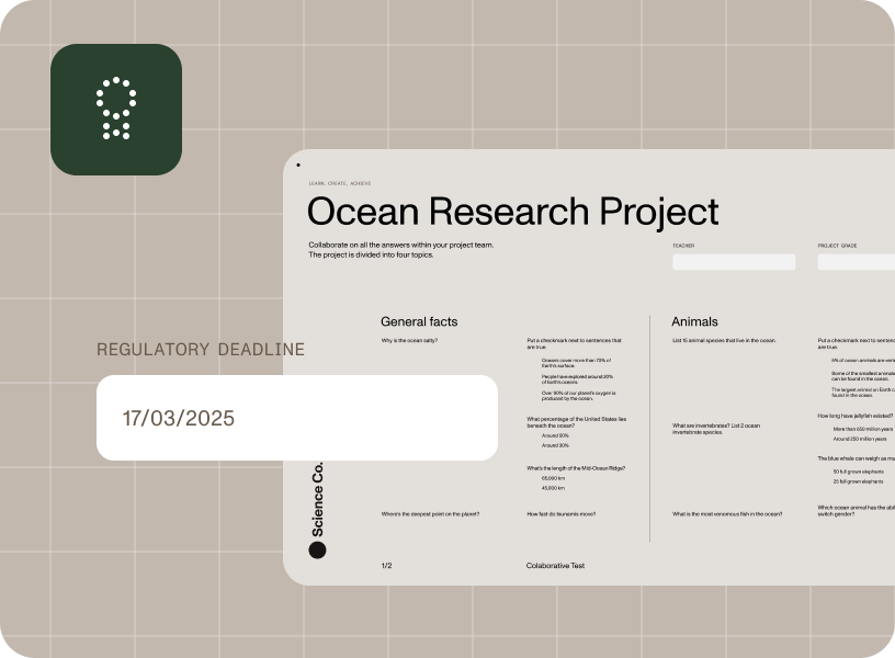 Regulatory compliance