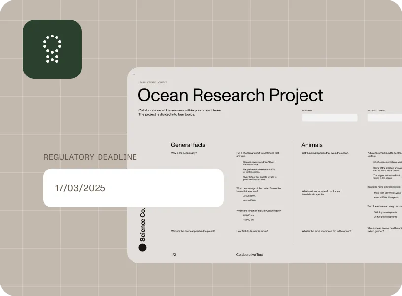 Regulatory compliance