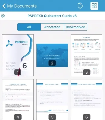 Export pages
