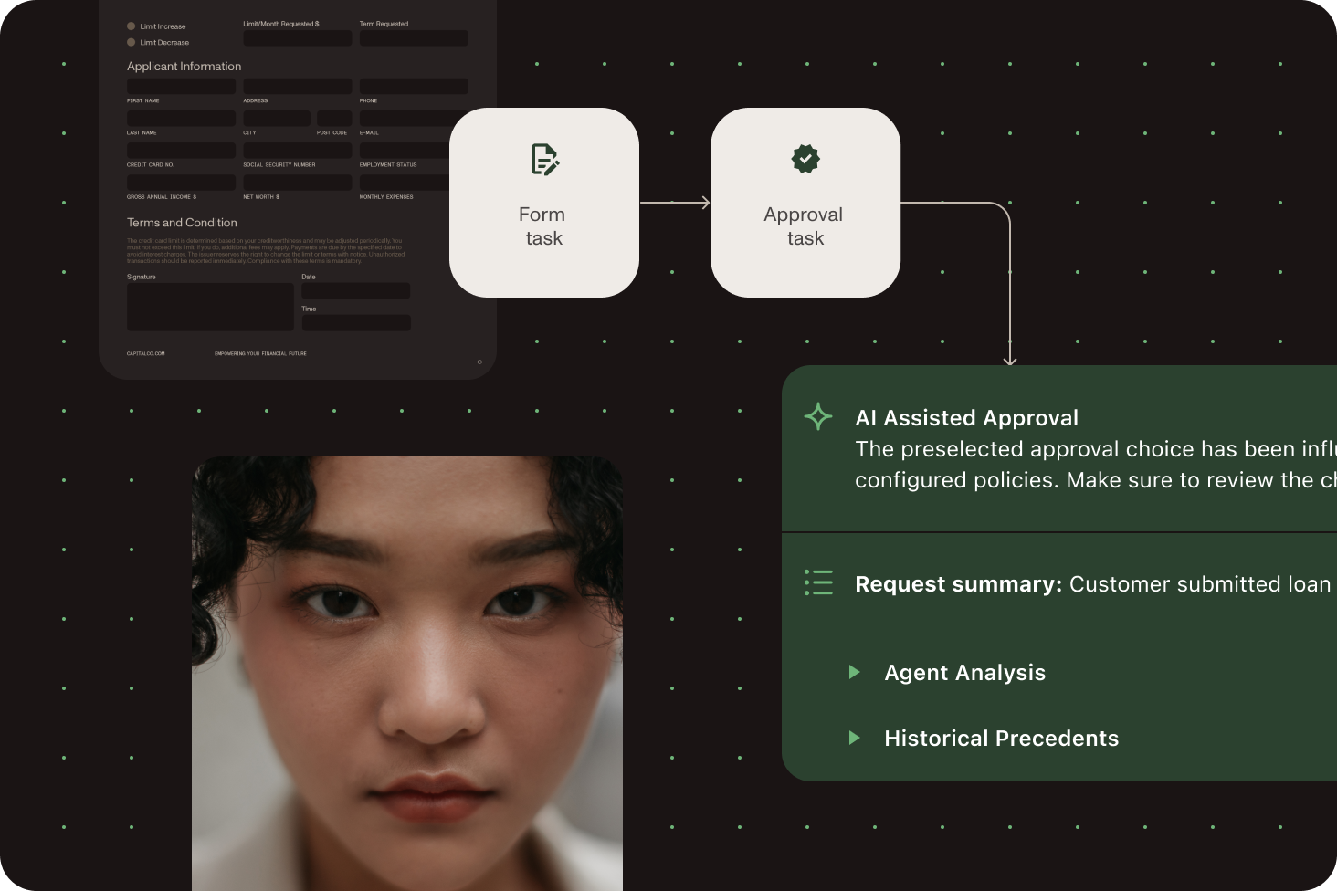 AI Approval Agent Interface
