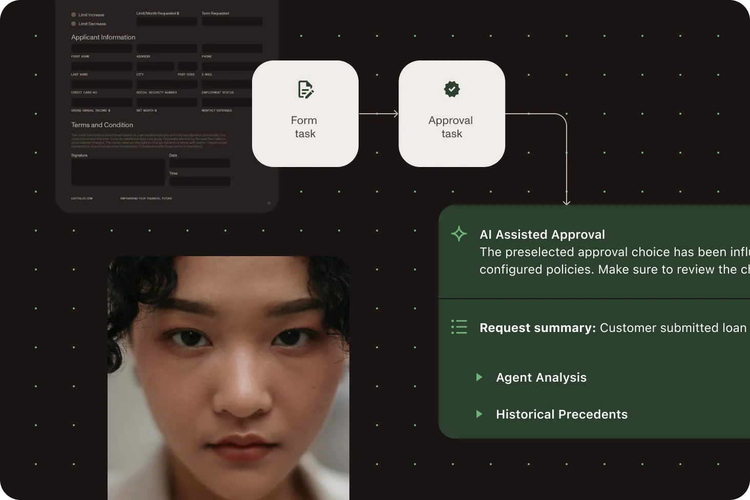 AI Approval Agent Interface