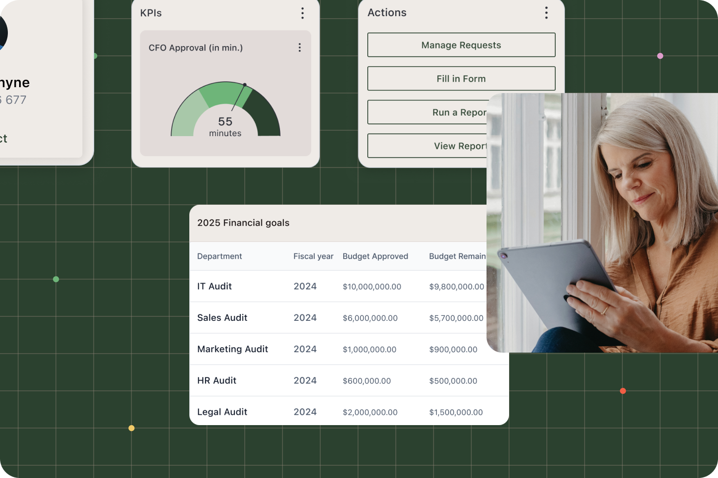 Feature image showing reporting dashboards