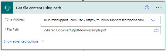 get file content using path