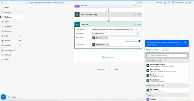 create pdf file