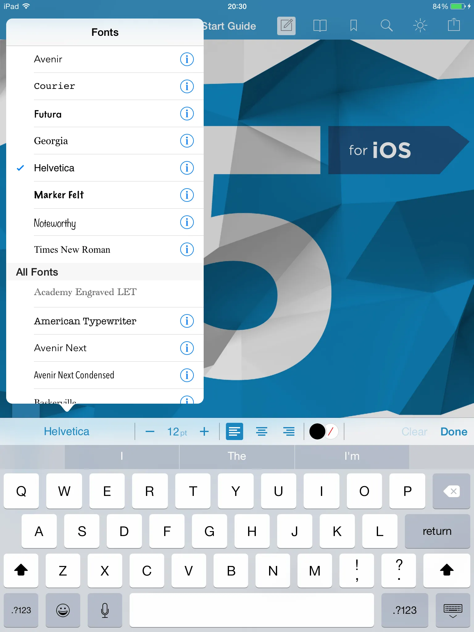Font Picker