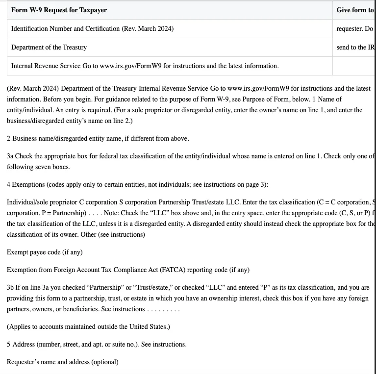 Form as PDF
