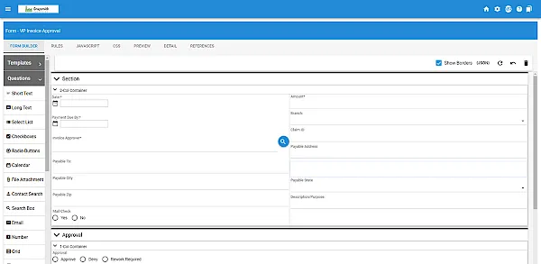 form designer
