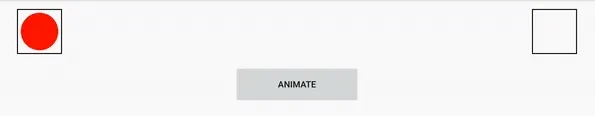 Gif showing animated circles and reversed animation