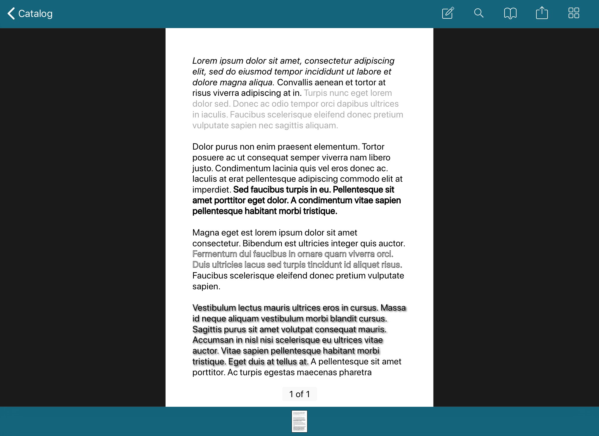 Graphics Context created PDF document