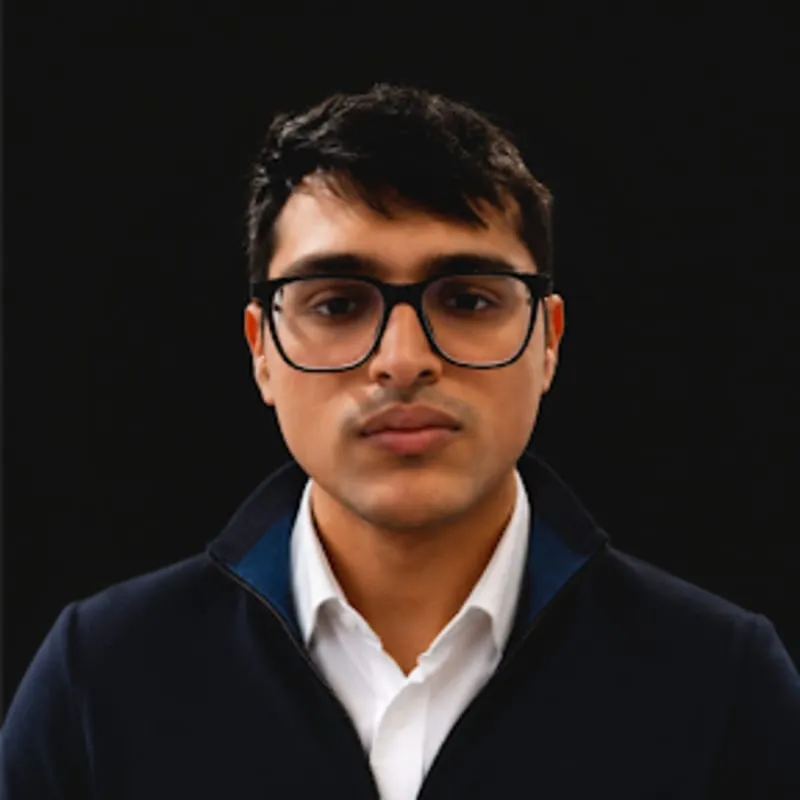 Portrait photo of Harsh Vanasiwala, Security and Compliance Engineer
