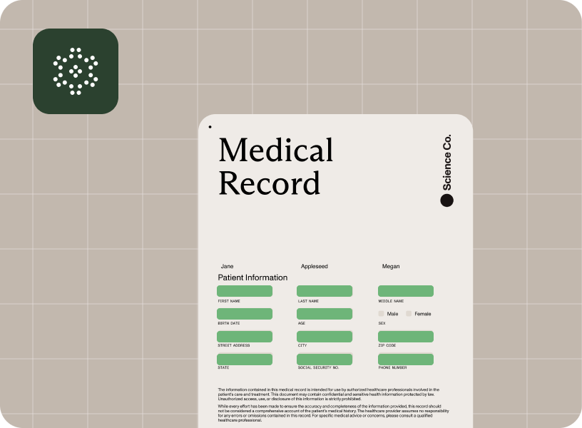 Patient intake automation illustration