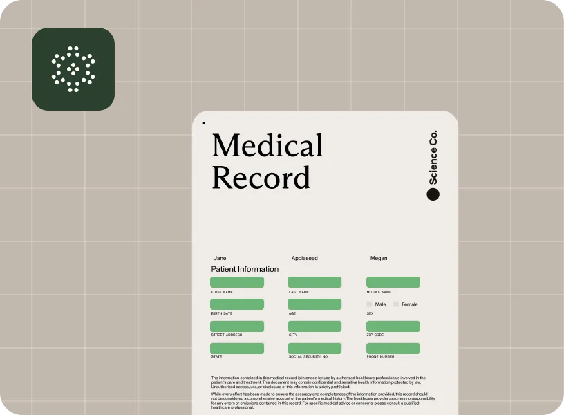 Patient intake automation illustration