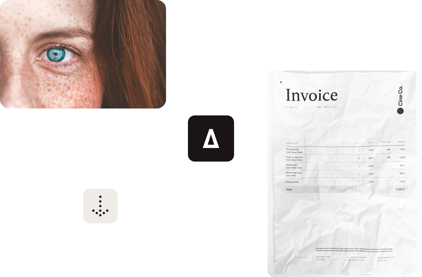 Aquaforest PDF automation software showing data extraction and conversion capabilities