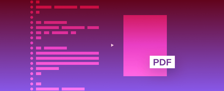 Generate a PDF from HTML