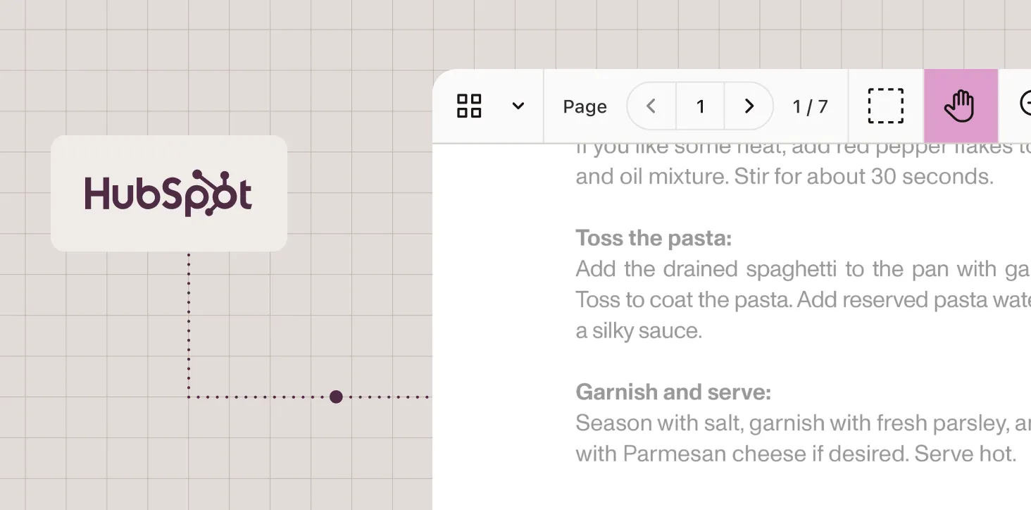 HubSpot document workflows