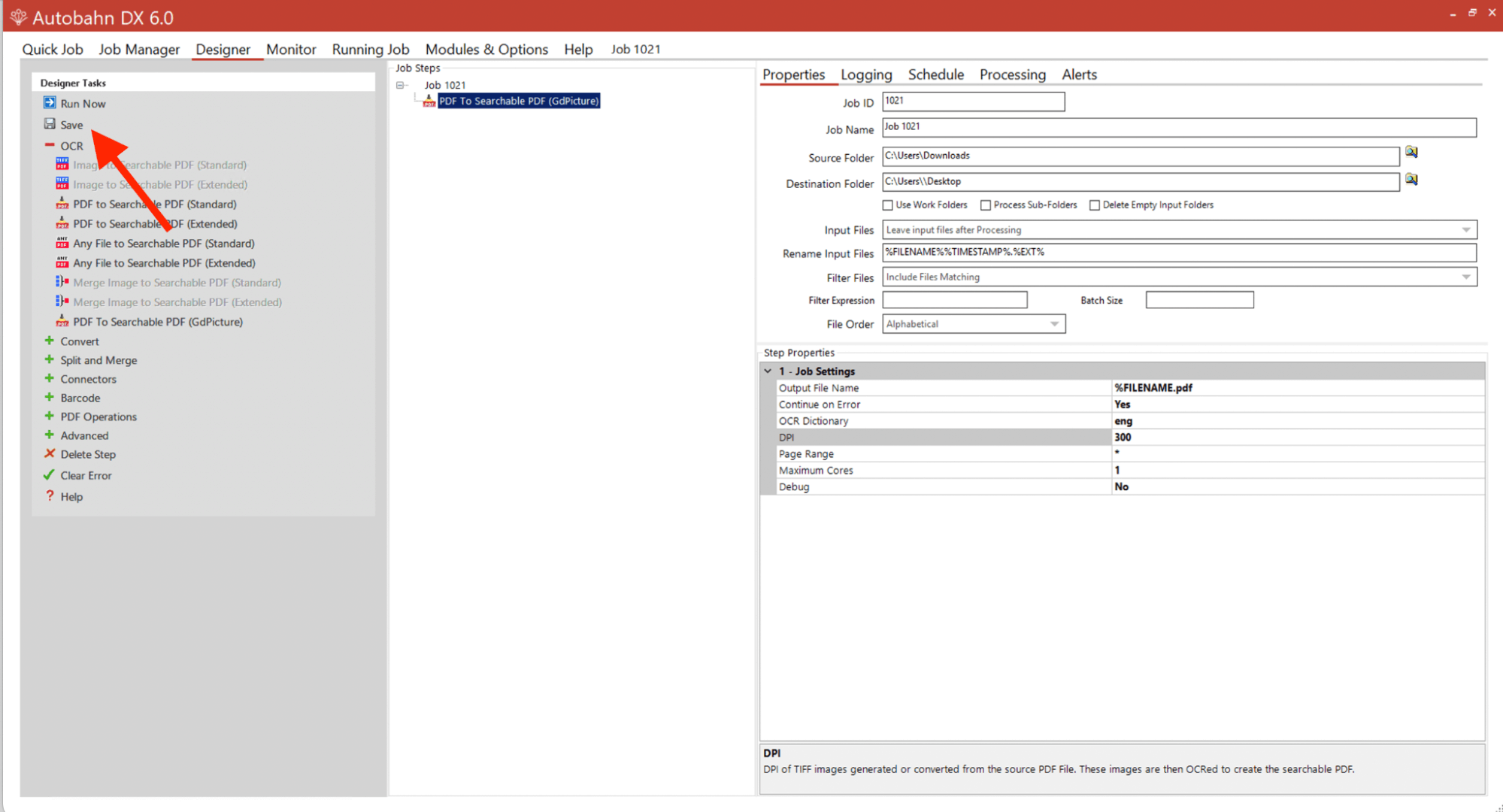 automatically ocr pdf