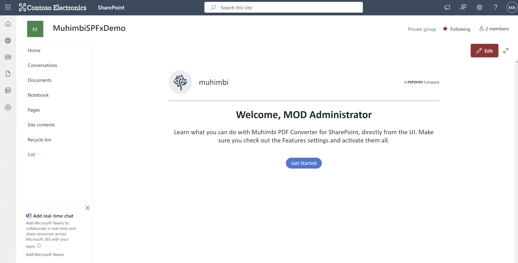 access advanced features SharePoint Online environment