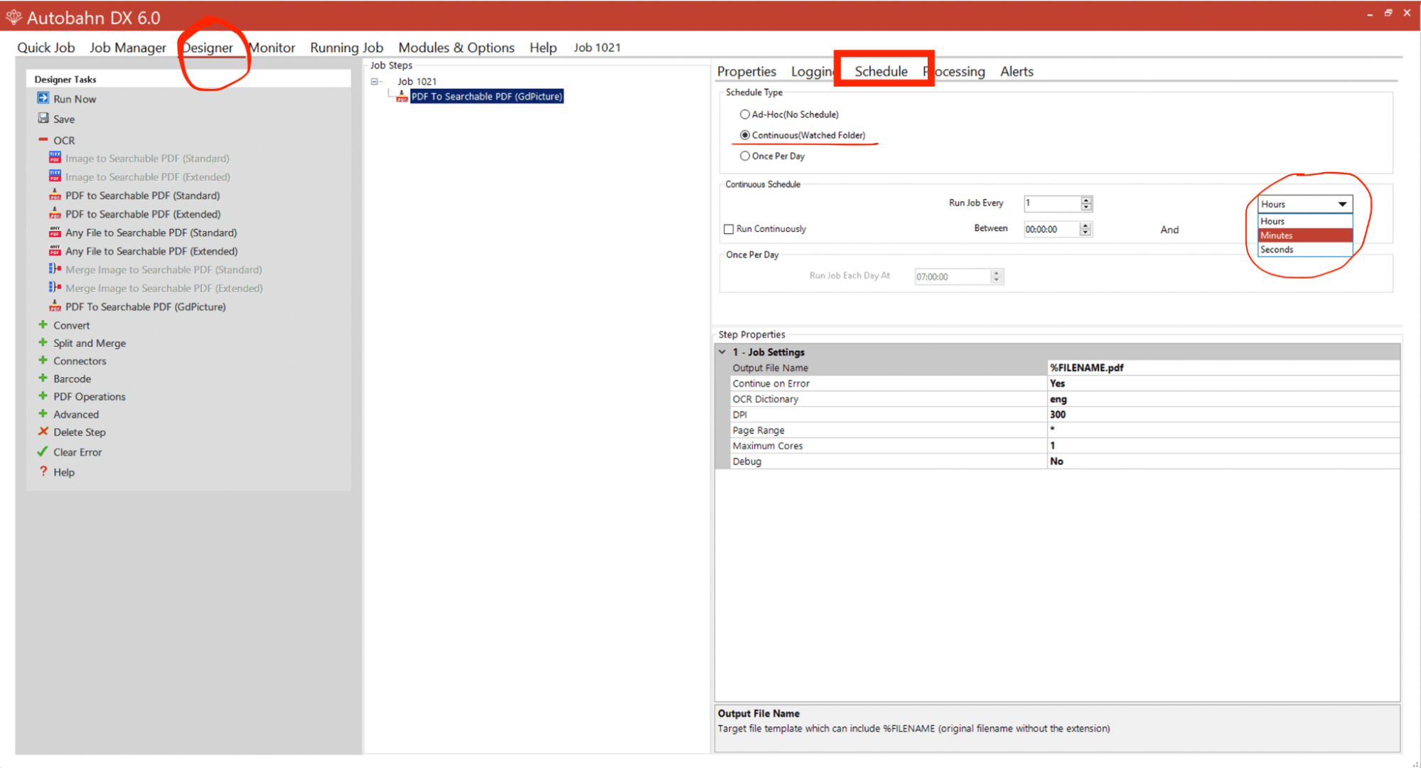 create searchable pdf